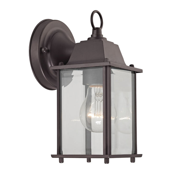 Atlas Cotswold 9-Inch High 1-Light Outdoor Sconce for Elegant Illumination and Timeless Curb Appeal Oil Rubbed Bronze OL11104-BZ