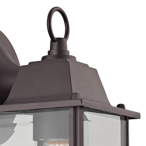 Atlas Cotswold 9-Inch High 1-Light Outdoor Sconce for Elegant Illumination and Timeless Curb Appeal Oil Rubbed Bronze OL11104-BZ