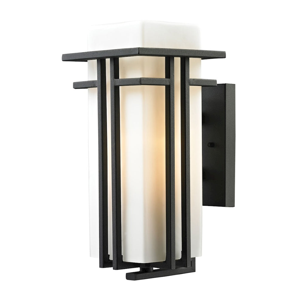 Atlas Croftwell 15'' High 1-Light Outdoor Sconce - Modern Matte Black Design for Stylish Illumination OL11112-BK2