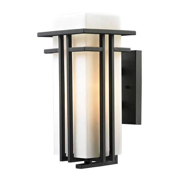 Atlas Croftwell 15'' High 1-Light Outdoor Sconce - Modern Matte Black Design for Stylish Illumination OL11112-BK2