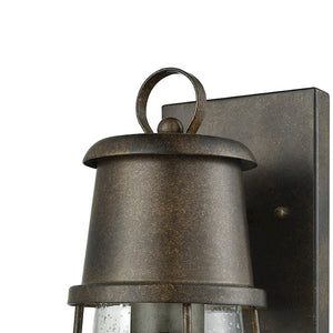 Atlas Crowley 13" High Outdoor Sconce in Hazelnut Bronze - Elegant 1-Light Fixture for Porches & Entryways OL11114-BZ