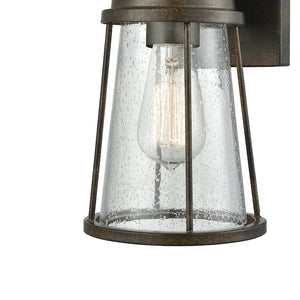 Atlas Crowley 13" High Outdoor Sconce in Hazelnut Bronze - Elegant 1-Light Fixture for Porches & Entryways OL11114-BZ