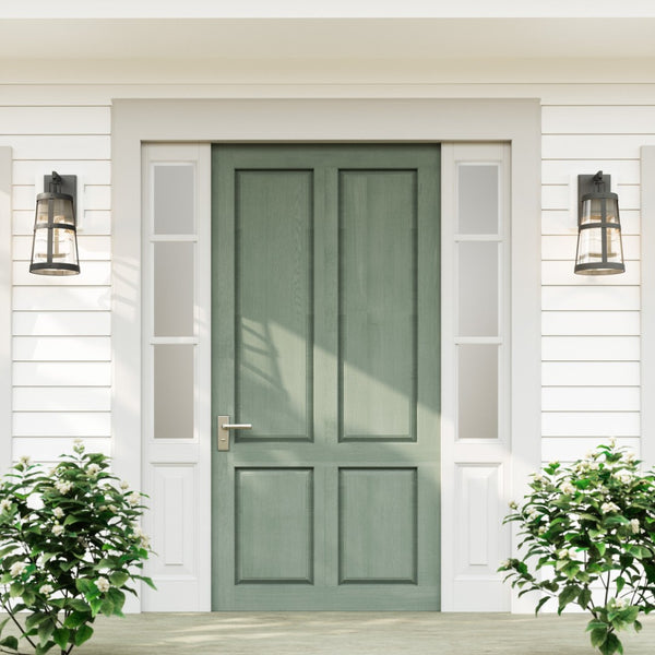 Atlas Dakota 14'' High Outdoor Sconce - Rustic Charm with Weather-Resistant Design for Lasting Elegance Distressed Zinc 9'' OL11119-GY