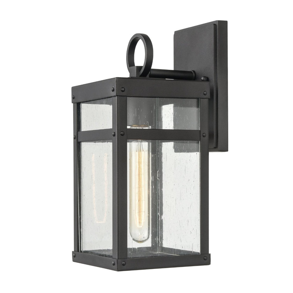 Atlas Dalton 13'' High 1-Light Outdoor Sconce - Sleek Architectural Design for Modern Outdoor Spaces Textured Black 5.5'' OL11122-BK
