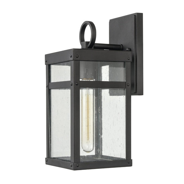 Atlas Dalton 13'' High 1-Light Outdoor Sconce - Sleek Architectural Design for Modern Outdoor Spaces Textured Black 5.5'' OL11122-BK