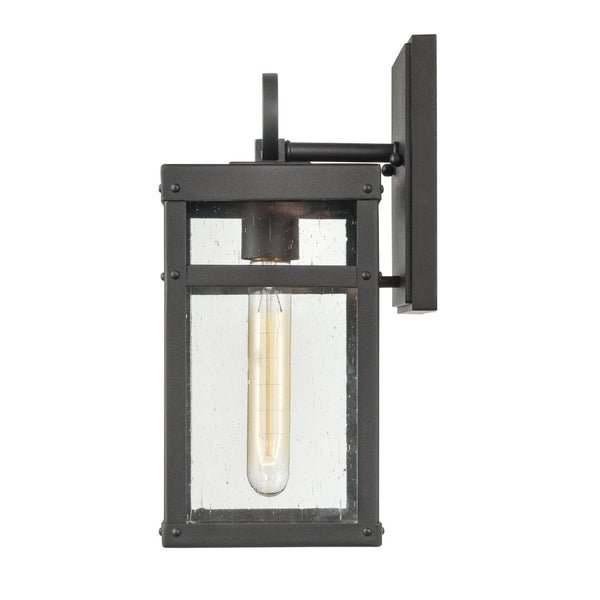 Atlas Dalton 13'' High 1-Light Outdoor Sconce - Sleek Architectural Design for Modern Outdoor Spaces Textured Black 5.5'' OL11122-BK