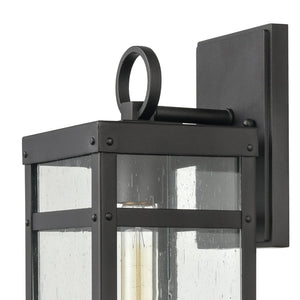Atlas Dalton 13'' High 1-Light Outdoor Sconce - Sleek Architectural Design for Modern Outdoor Spaces Textured Black 5.5'' OL11122-BK