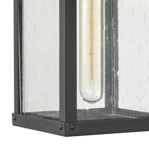 Atlas Dalton 13'' High 1-Light Outdoor Sconce - Sleek Architectural Design for Modern Outdoor Spaces Textured Black 5.5'' OL11122-BK
