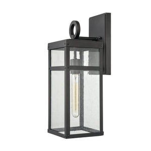 Atlas Dalton 13'' High 1-Light Outdoor Sconce - Sleek Architectural Design for Modern Outdoor Spaces Textured Black 6'' OL11123-BK
