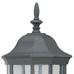 Atlas Hawthorne 26'' High Outdoor Sconce - Classic Black Lantern, Durable Metal Frame for Lasting Charm OL11151-BK