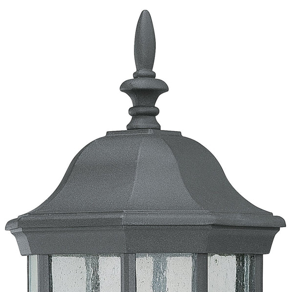 Atlas Hawthorne 26'' High Outdoor Sconce - Classic Black Lantern, Durable Metal Frame for Lasting Charm OL11151-BK