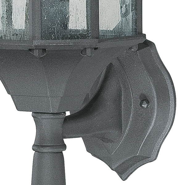 Atlas Hawthorne 26'' High Outdoor Sconce - Classic Black Lantern, Durable Metal Frame for Lasting Charm OL11151-BK