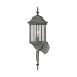 Atlas Hawthorne 14'' Outdoor Sconce - Timeless Charm for Entryways and Patios with Elegant Glass Panels Painted Bronze OL11151-BZ