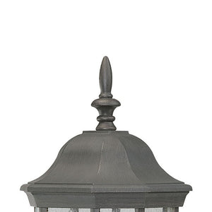Atlas Hawthorne 14'' Outdoor Sconce - Timeless Charm for Entryways and Patios with Elegant Glass Panels Painted Bronze OL11151-BZ