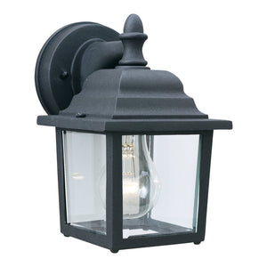 Atlas Hawthorne 8.5'' High 1-Light Outdoor Sconce - Timeless Elegance for Entryways and Patios Black OL11152-BK