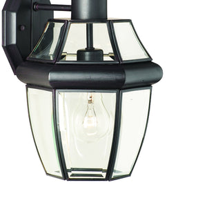 Atlas Heritage 1-Light Outdoor Sconce - Timeless Lantern Design for Elegant Entryways and Patios Painted Bronze OL11154-BZ
