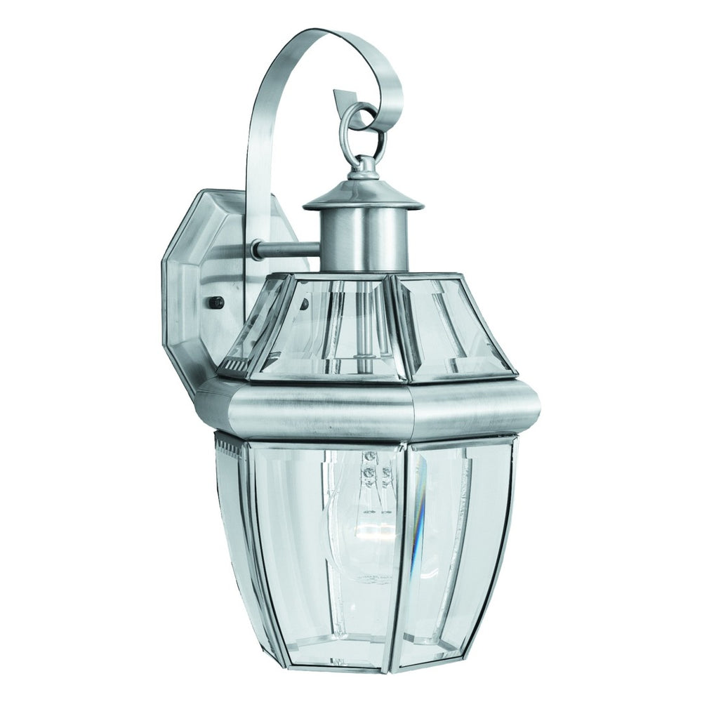Atlas Heritage 1-Light Outdoor Sconce - Timeless Lantern Design for Elegant Entryways and Patios Black OL11154-BK