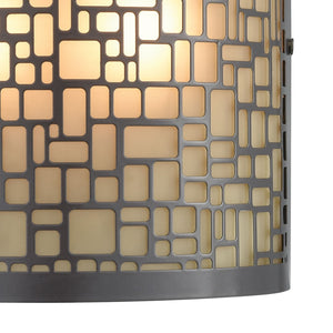 Atlas Hooper 8" High 2-Light Outdoor Sconce - Elegant Oil Rubbed Bronze with Frosted Glass Shade Design OL11156-BK