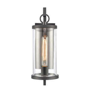 Atlas Hopkins 15.75'' Modern Outdoor Sconce - Streamlined Design with Durable Construction for Any Space Charcoal Black 5.5'' OL11157-BK