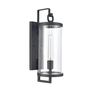 Atlas Hopkins 15.75'' Modern Outdoor Sconce - Streamlined Design with Durable Construction for Any Space Charcoal Black 6.25'' OL11158-BK