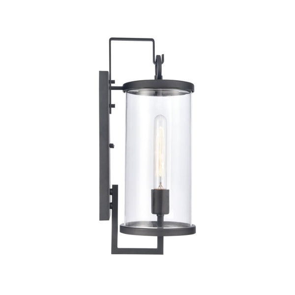 Atlas Hopkins 15.75'' Modern Outdoor Sconce - Streamlined Design with Durable Construction for Any Space Charcoal Black 6.25'' OL11158-BK