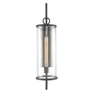 Atlas Hopkins 30" High Modern Outdoor Sconce - Durable Charcoal Black Lantern for Stylish Illumination OL11161-BK