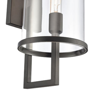 Atlas Hopkins 30" High Modern Outdoor Sconce - Durable Charcoal Black Lantern for Stylish Illumination OL11161-BK