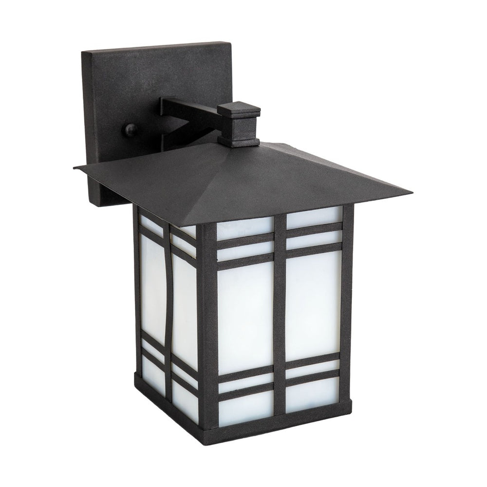 Atlas Jekyl 9.5'' High Outdoor Sconce - Charming Black Lantern for Entryways, Porches & Pathways Lighting OL11164-BK