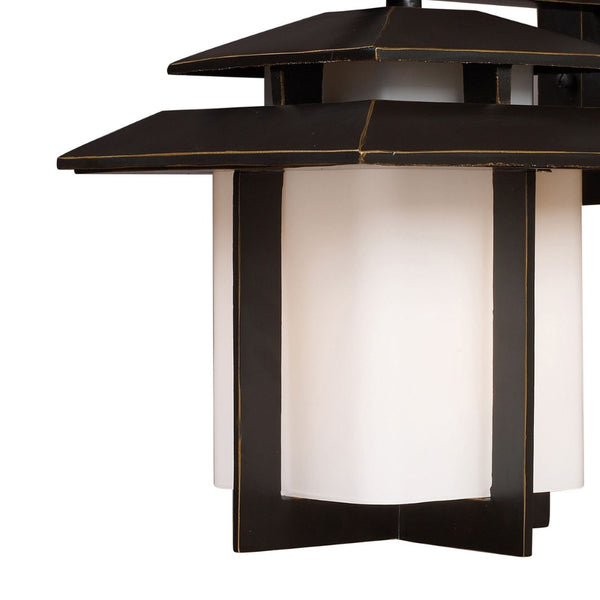 Atlas Kanso Outdoor Sconce - Elegant Japanese-Inspired Design for Modern Exterior Spaces and Safety Lighting Aged Bronze 10'' OL11165-BZ