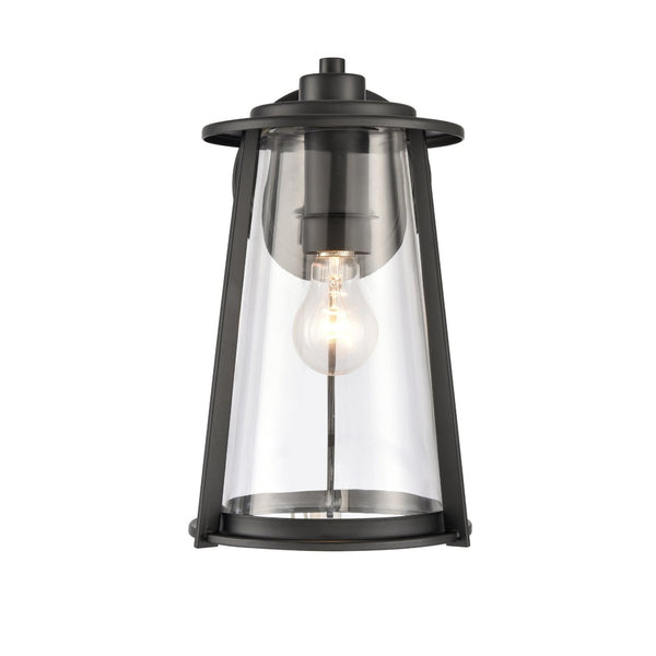 Atlas Kennison 13'' High Outdoor Wall Sconce - Matte Black, Modern Design, Durable & Easy to Install OL11166-BK