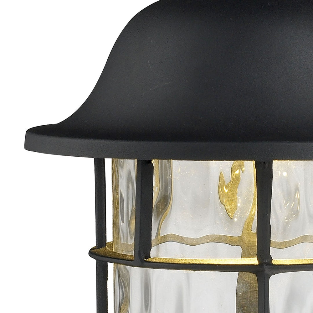 Atlas Lapuente 14" High Outdoor Wall Sconce - Mission-Style, Matte Black, LED, Durable & Elegant Illumination OL11169-BK