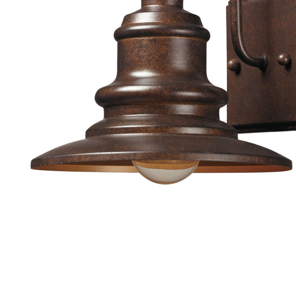Atlas Marina 8'' High Nautical-Inspired Outdoor Sconce for Stylish Entryway and Patio Illumination Hazelnut Bronze OL11176-BZ