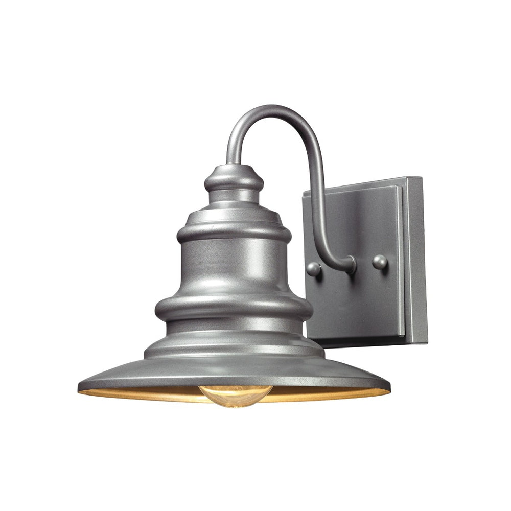Atlas Marina 8'' High Nautical-Inspired Outdoor Sconce for Stylish Entryway and Patio Illumination Matte Silver OL11176-SV
