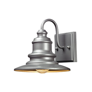 Atlas Marina 8'' High Nautical-Inspired Outdoor Sconce for Stylish Entryway and Patio Illumination Matte Silver OL11176-SV