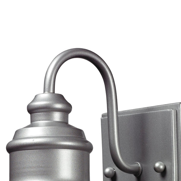 Atlas Marina 8'' High Nautical-Inspired Outdoor Sconce for Stylish Entryway and Patio Illumination Matte Silver OL11176-SV