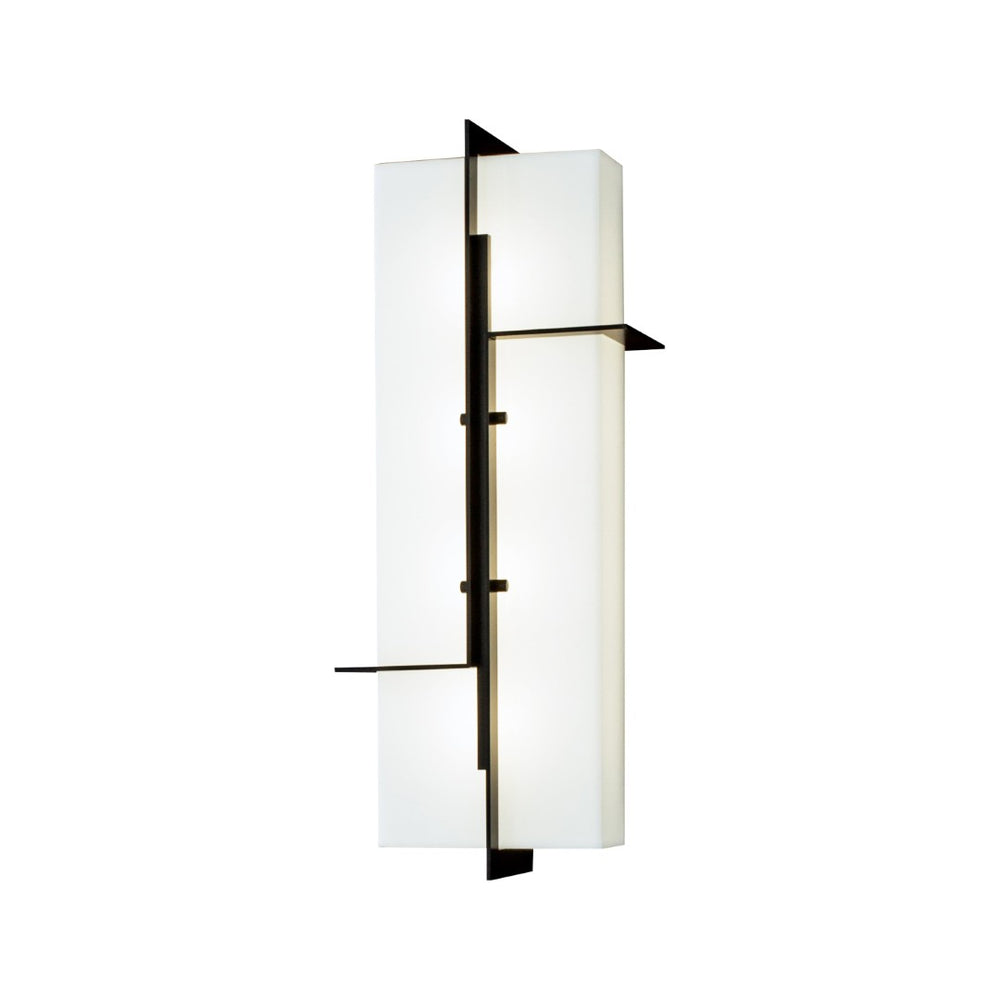 Atlas Matrix 18'' High Integrated LED Outdoor Sconce - Stylish Matte Black Illumination for Modern Exteriors OL11178-BK