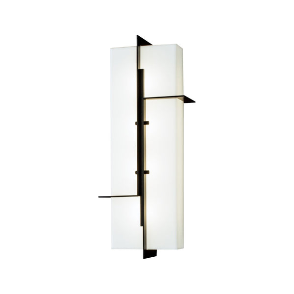 Atlas Matrix 18'' High Integrated LED Outdoor Sconce - Stylish Matte Black Illumination for Modern Exteriors OL11178-BK
