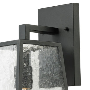 Atlas Meditterano 1-Light Outdoor Sconce - Stylish Transitional Design for Porch, Patio, and Entryway Lighting Matte Black 7'' OL11180-BK