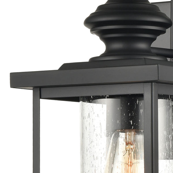 Atlas Minersville 17'' High Outdoor Sconce - Modern Architectural Design for Stunning Illumination Matte Black 7'' OL11182-BK