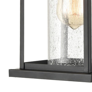 Atlas Minersville 17'' High Outdoor Sconce - Modern Architectural Design for Stunning Illumination Matte Black 7'' OL11182-BK