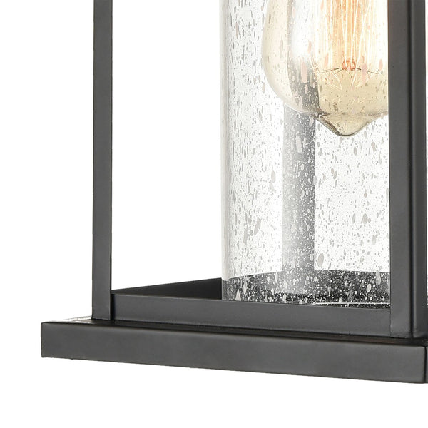 Atlas Minersville 17'' High Outdoor Sconce - Modern Architectural Design for Stunning Illumination Matte Black 7'' OL11182-BK