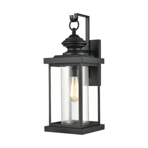 Atlas Minersville 17'' High Outdoor Sconce - Modern Architectural Design for Stunning Illumination Matte Black 8'' OL11183-BK