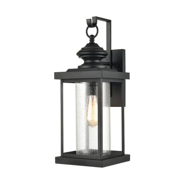 Atlas Minersville 17'' High Outdoor Sconce - Modern Architectural Design for Stunning Illumination Matte Black 8'' OL11183-BK