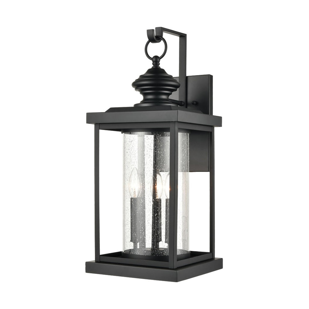 Atlas Minersville 17'' High Outdoor Sconce - Modern Architectural Design for Stunning Illumination Matte Black 10'' OL11184-BK