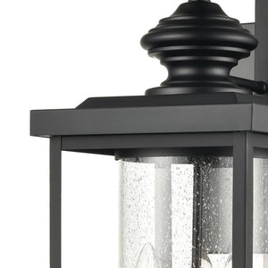 Atlas Minersville 17'' High Outdoor Sconce - Modern Architectural Design for Stunning Illumination Matte Black 10'' OL11184-BK