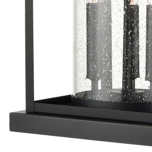 Atlas Minersville 17'' High Outdoor Sconce - Modern Architectural Design for Stunning Illumination Matte Black 10'' OL11184-BK