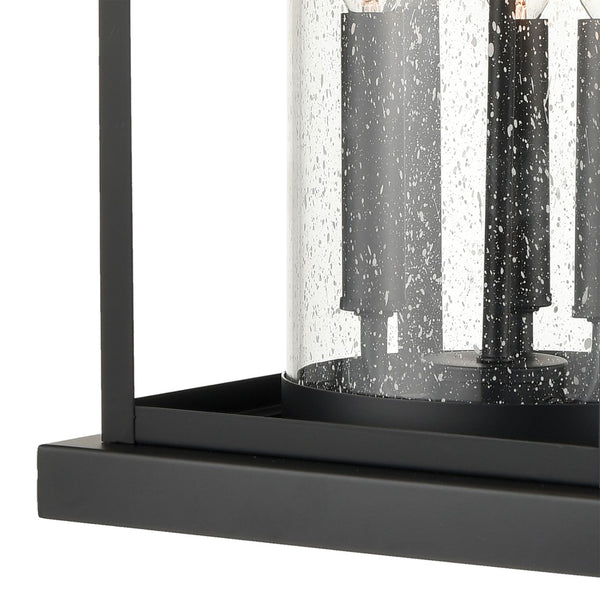 Atlas Minersville 17'' High Outdoor Sconce - Modern Architectural Design for Stunning Illumination Matte Black 10'' OL11184-BK