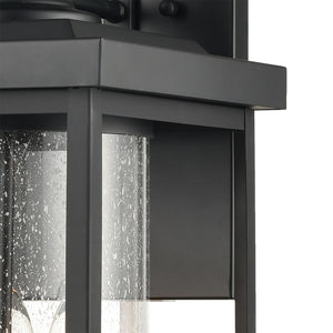 Atlas Minersville 17'' High Outdoor Sconce - Modern Architectural Design for Stunning Illumination Matte Black 10'' OL11184-BK