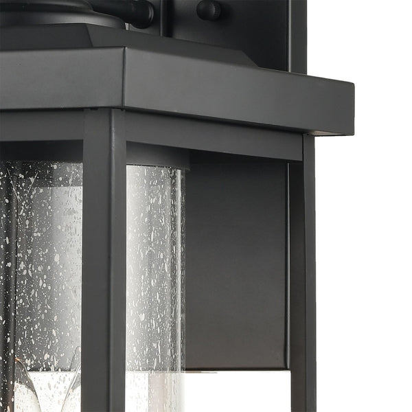 Atlas Minersville 17'' High Outdoor Sconce - Modern Architectural Design for Stunning Illumination Matte Black 10'' OL11184-BK