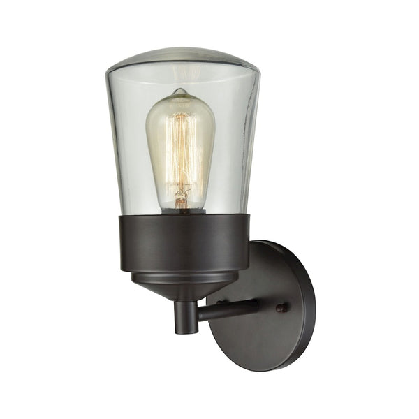 Atlas Mullen Gate 11" High Outdoor Sconce - Stylishly Illuminate Your Entryway with Timeless Elegance Oil Rubbed Bronze 5'' OL11185-BZ